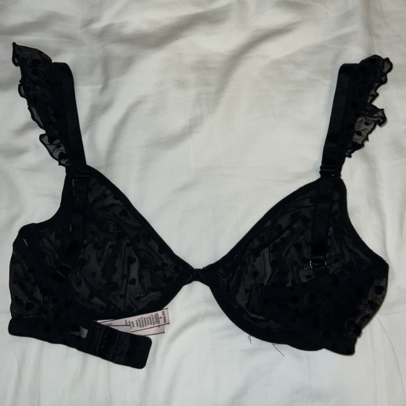 Heart pattern bra with strap detail - Picture 3 of 3